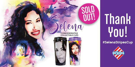 Commemorative Collectible Selena Cups Sold Out