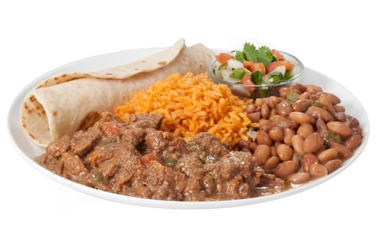 Carne Guisada Plate