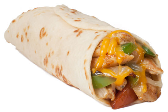 Chicken Fajita Taco with Cheese