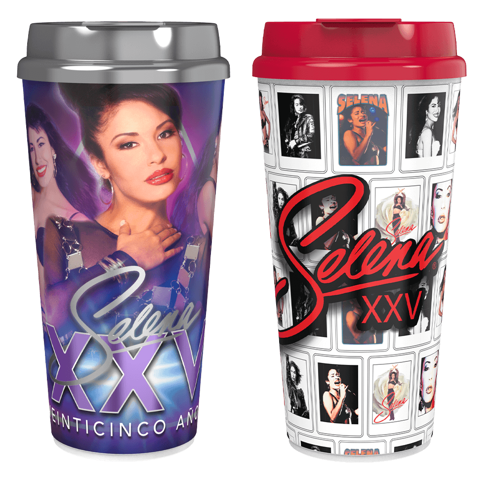 Selena 25th Anniversary Cups
