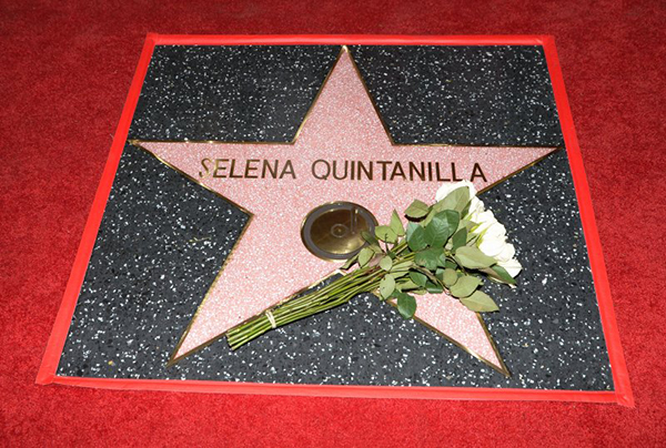 Selena's Star on Hollywood Walk of Fame