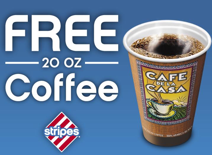 Free 20oz Coffee