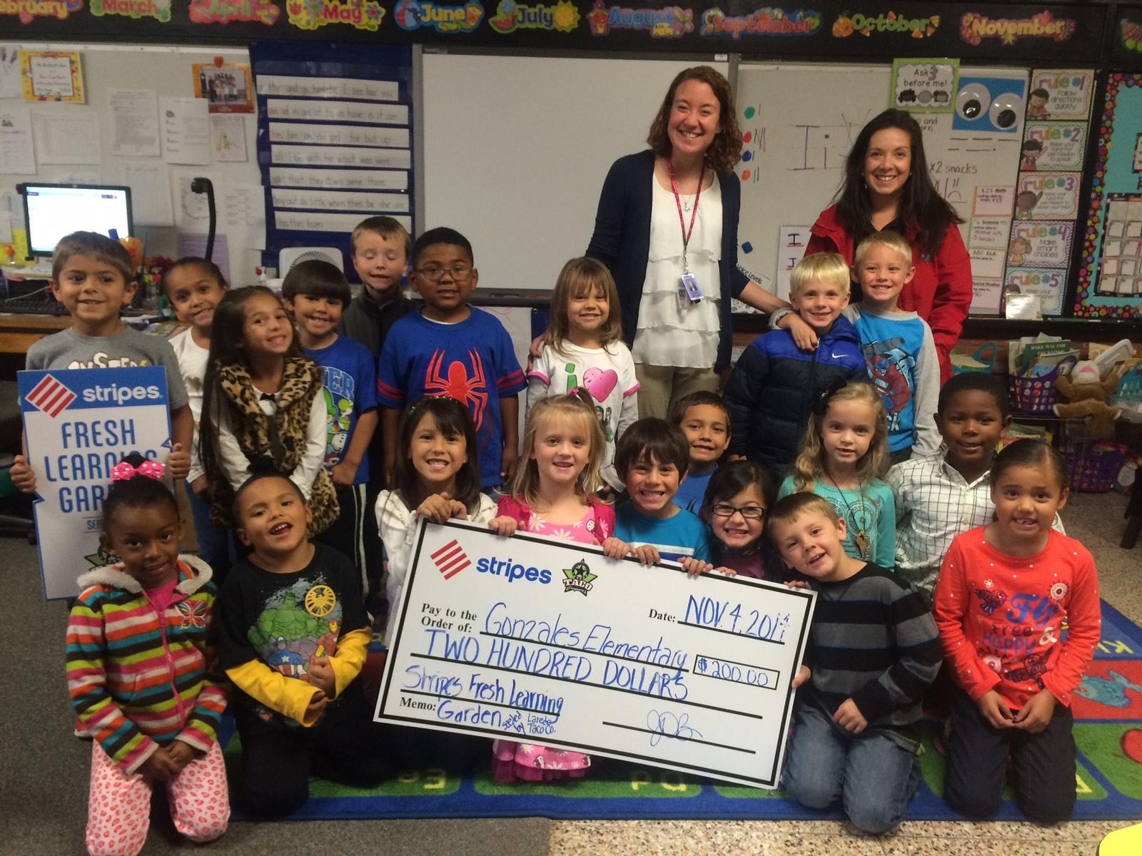 Gonzales Elementary School in Odessa  TX  Receives the 